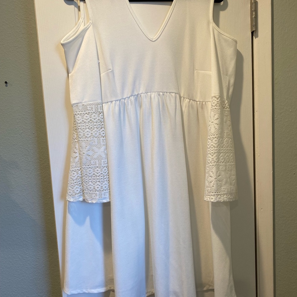 White Maternity Dress